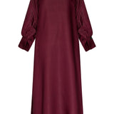 ABAYA ALAÏAH BURGUNDY