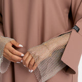 ABAYA HIND BLUSHED MOCHA