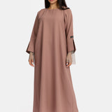 ABAYA HIND BLUSHED MOCHA
