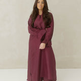 ABAYA ALAÏAH BURGUNDY