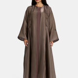ABAYA YARA CHESTNUT BROWN