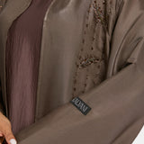 ABAYA YARA CHESTNUT BROWN