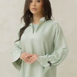 ABAYA ALAÏAH LIGHT GREEN