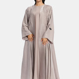 ABAYA YARA PURPLE TAUPE